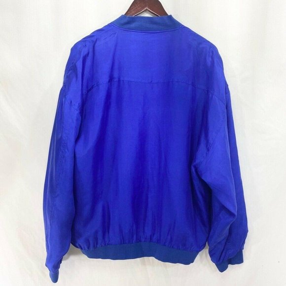 Montage Mens Windbreaker Jacket Blue Waist Length - Picture 3 of 4